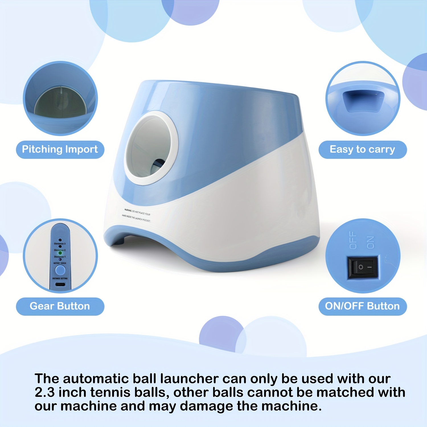 Automatyczny Launcher Piłek Tenisowych - obrazek 2